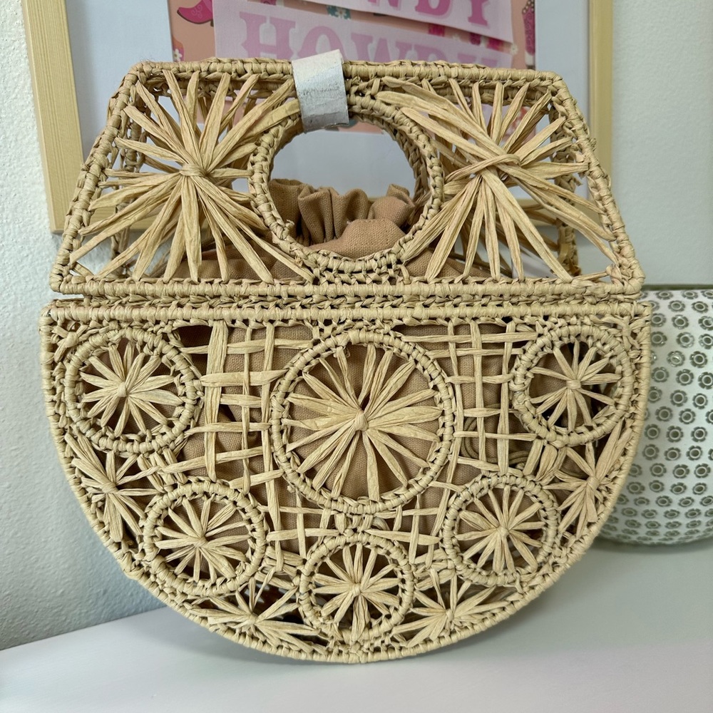 House of Harlow 1960 Woven Clutch